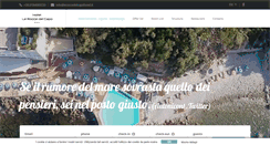 Desktop Screenshot of leroccedelcapohotel.it